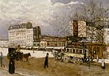 Place Blanche Boulevard Clichy by Jean Francois Raffaelli